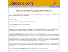 Tablet Screenshot of jordovic.com